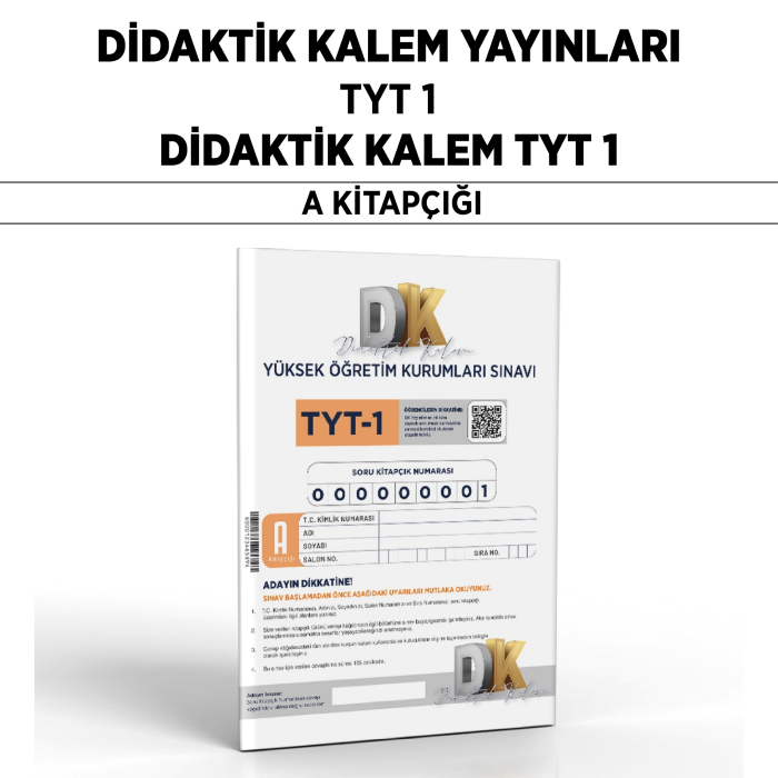 DİDAKTİK KALEM TYT SNV 1-A - 25-26